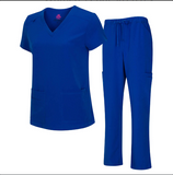 Women Cool Stretch V-Neck Cargo Top and Pant Set