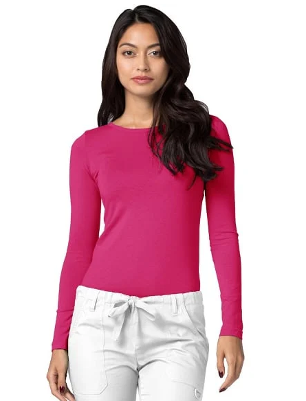 Adar Women's Comfort Long Sleeve Underscrub T-Shirt