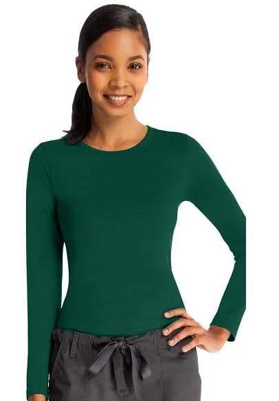 Adar Women's Comfort Long Sleeve Underscrub T-Shirt