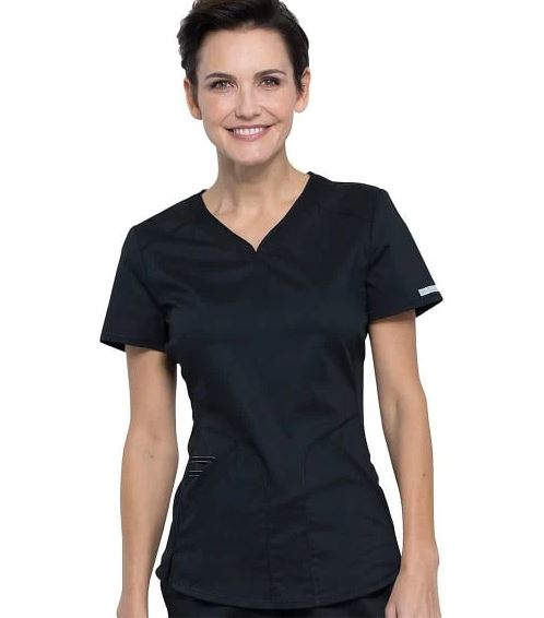 Women Modern Classic Stretch Top by Cherokee Rev