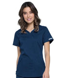 Women Modern Classic Stretch Top by Cherokee Rev