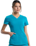 Women Modern Classic Stretch Top by Cherokee Rev