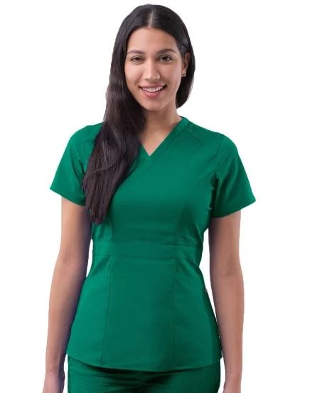 Adar V-Neck Scrub Top