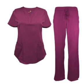 STRETCH V-NECK 2 POCKET SCRUB SETS