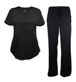 STRETCH V-NECK 2 POCKET SCRUB SETS