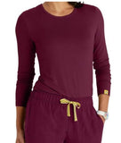 Wonder Wink LONG SLEEVE UNDER SCRUB STRETCH T-SHIRT